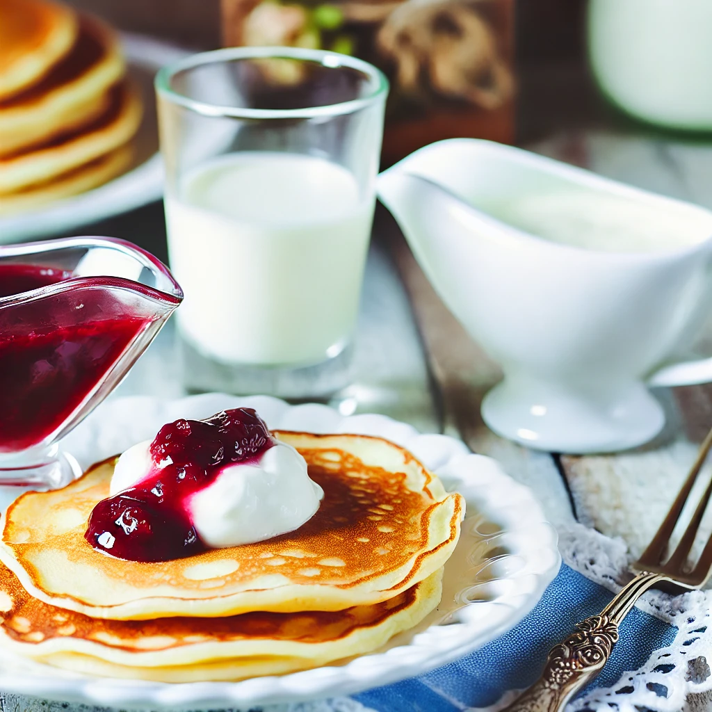 Pancakes with Jam